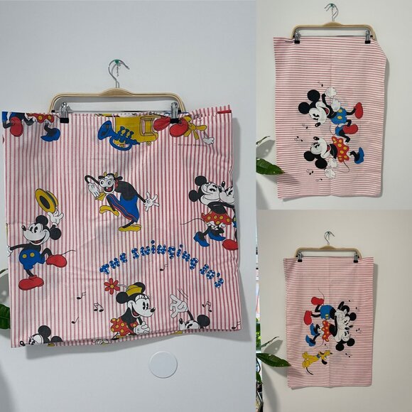 Disney Other - Vintage Disney Mickey of the '30s by Wamsutta Twin Bed Sheet & Pillowcases